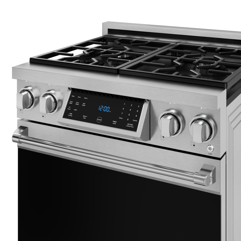 THOR KITCHEN 30 Inch Professional Electric Range With Tilt Panel Touch Control In Black Gordon Ramsay Series Rse30b - Stainless Steel (RSG30LP)