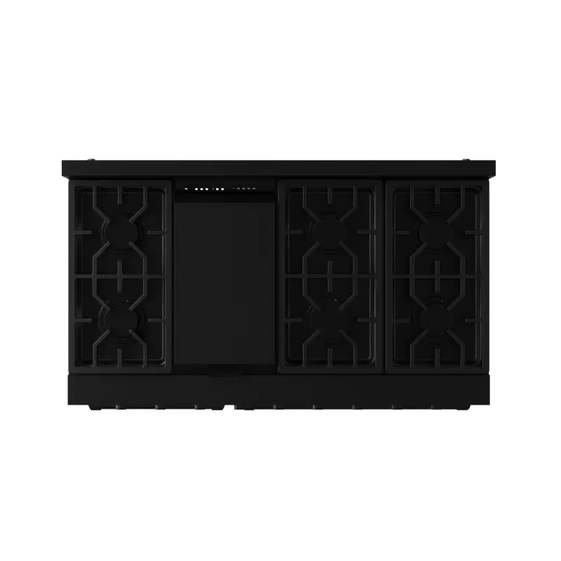 Thor Kitchen 48 Inch Professional Gas Range With Pro-style Knobs In Black Gordon Ramsay Series - Black/Blue (RSG48EB)