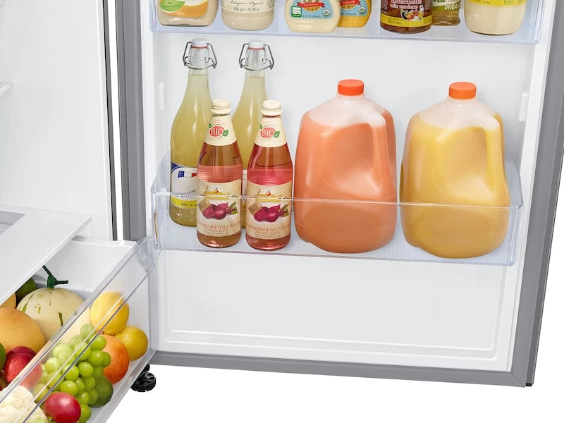 Samsung 15.6 cu. ft. Top Freezer Refrigerator with All-Around Cooling in Stainless Steel - Stainless Steel (RT16A6195SR)