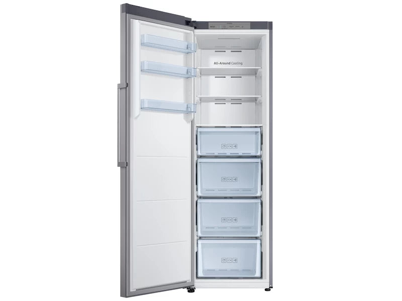 Samsung 11.4 cu. ft. Convertible Upright Freezer Refrigerator with Drawers in Stainless Look - Stainless Look (RZ11M7074SA)