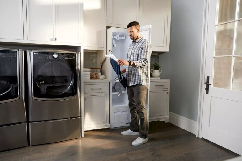 LG LG Styler® Smart wi-fi Enabled Steam Closet with TrueSteam® Technology and Exclusive Moving Hangers - White (S3WFBN)