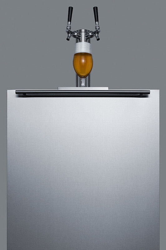 SUMMIT 24" Wide Built-In Kegerator, ADA Compliant - Black (SBC58BLBIADA)