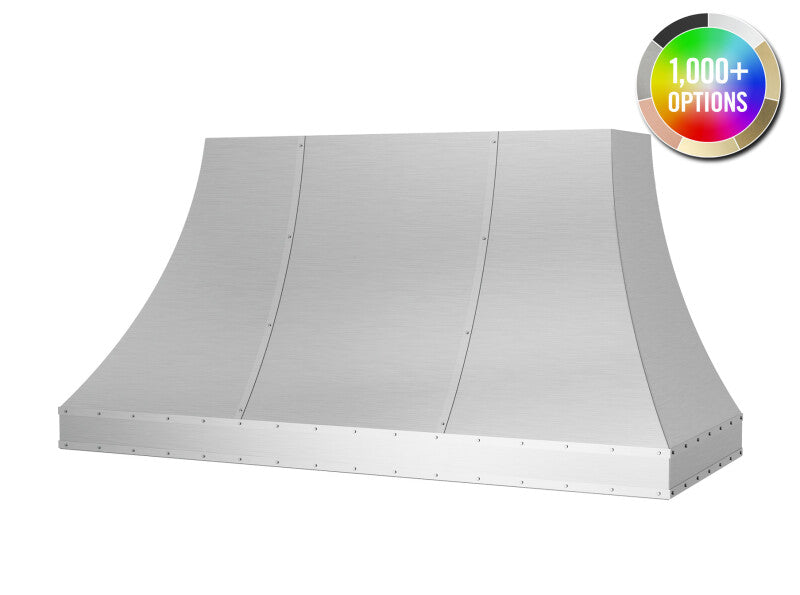 BLUESTAR 60″ Sahara Curved Sides Hood - Stainless Steel (SC060MLPLT)