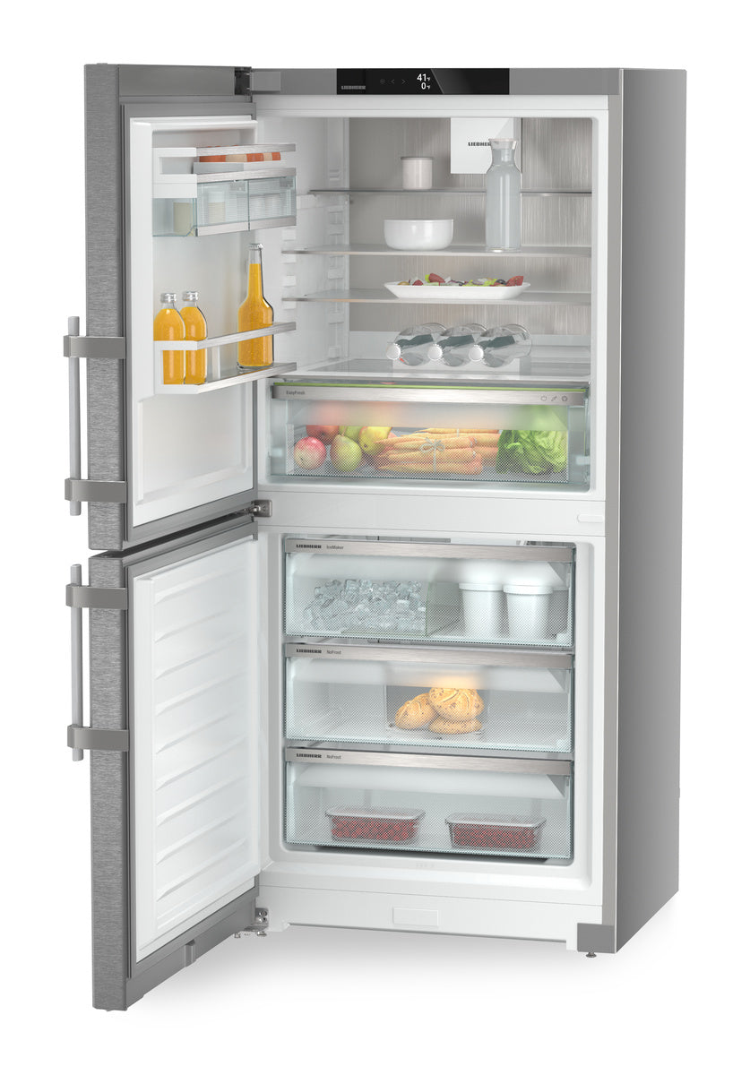 LIEBHERR Combined fridge-freezers with EasyFresh and NoFrost, Left Hinged - Stainless (SC7541IM)