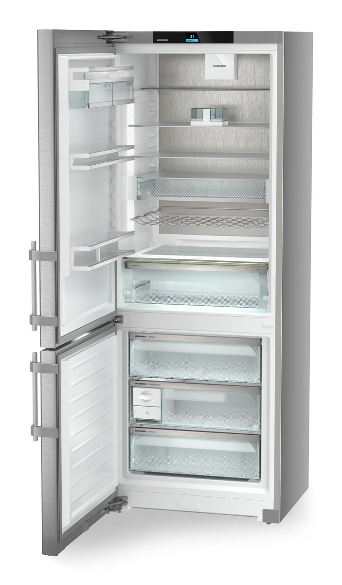 LIEBHERR Combined fridge-freezers with EasyFresh and NoFrost, Left Hinged - Stainless (SC7751)