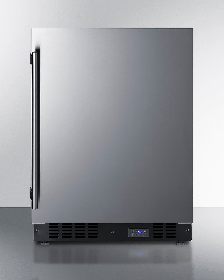 Summit 24" Wide Built-In All-Freezer - Stainless Steel (SCFF53BCSS)