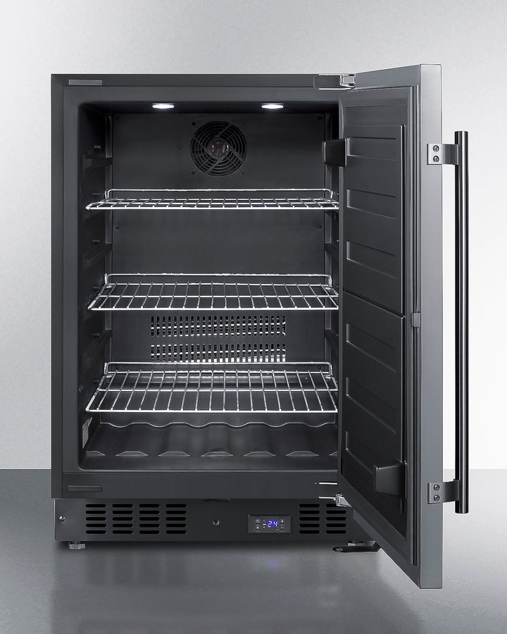 Summit 24" Wide Built-In All-Freezer - Stainless Steel (SCFF53BCSS)