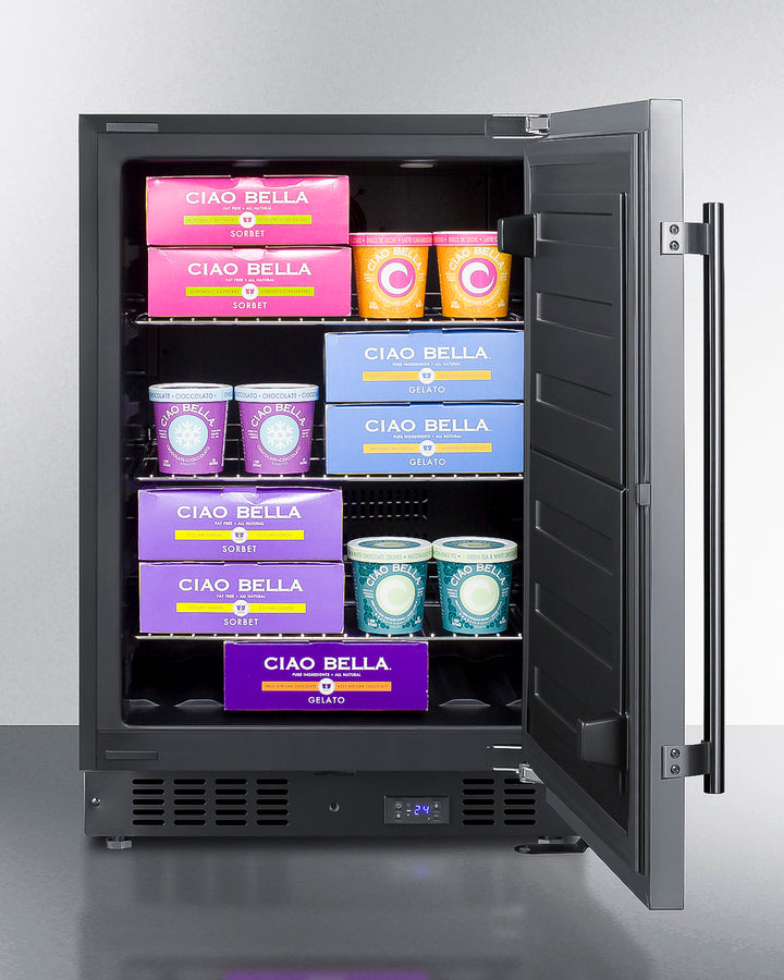 Summit 24" Wide Built-In All-Freezer - Stainless Steel (SCFF53BCSS)
