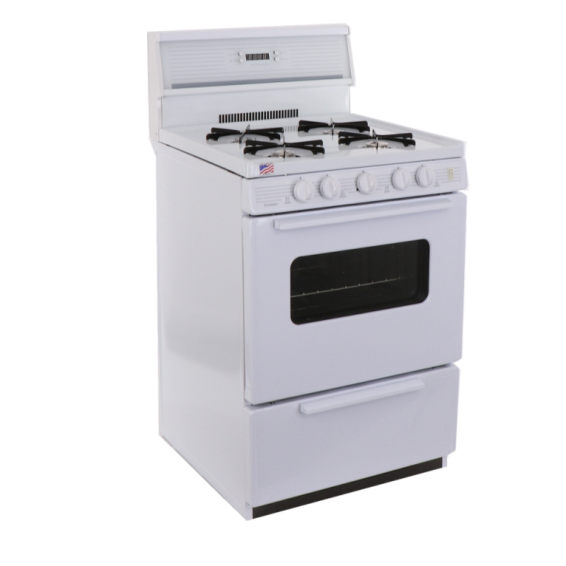PREMIER 24 Inch Gas Range - White (SCK240OP)