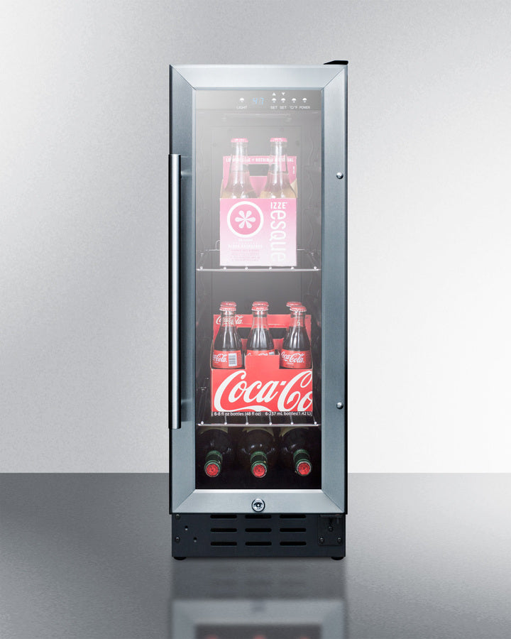 SUMMIT 12" Wide Beverage Center - Black (SCR1225B)