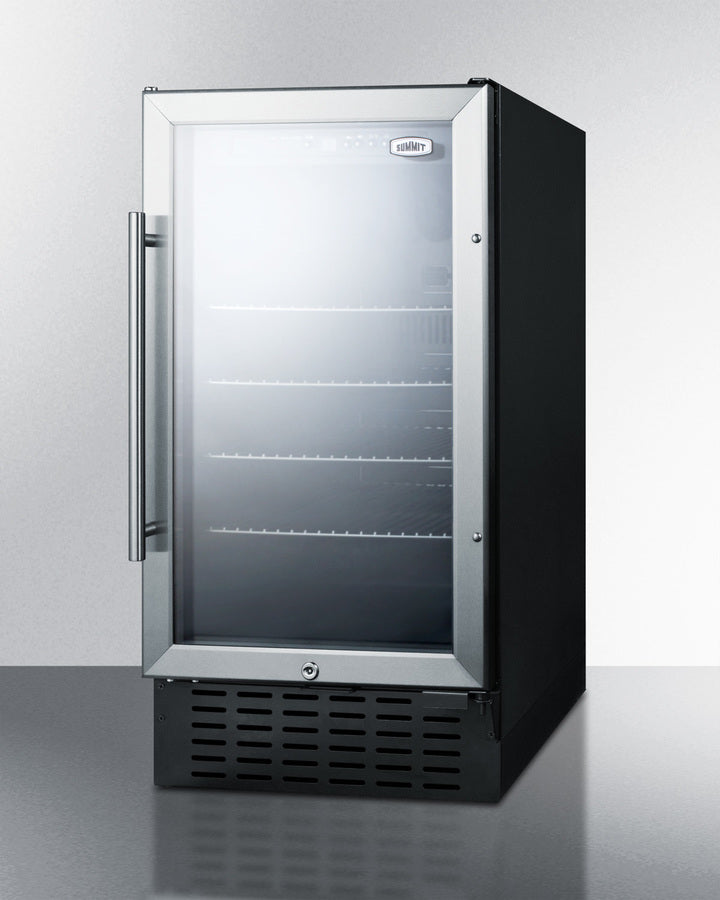 SUMMIT 18" Wide Built-In Beverage Center, ADA Compliant - Black (SCR1841BADA)