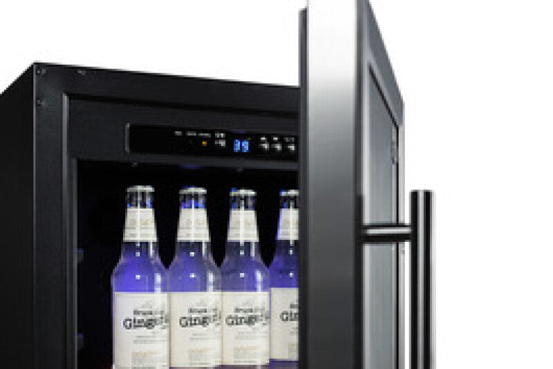 SUMMIT 18" Wide Built-In Beverage Center, ADA Compliant - Black (SCR1841BADA)