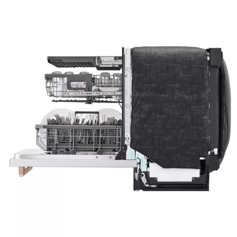 LG Studio LG STUDIO Smart Top Control Dishwasher with 1-Hour Wash & Dry, QuadWash® Pro, TrueSteam® and Dynamic Heat Dry™ - Essence White (SDWB24W3)