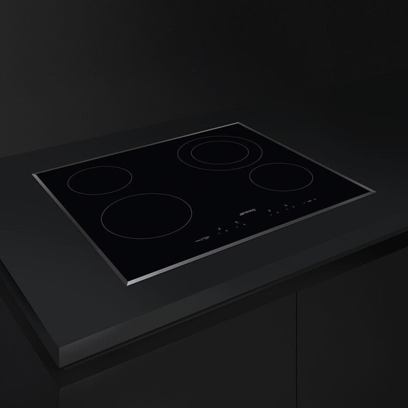SMEG Cooktop Universal - Black (SEU244ETB)