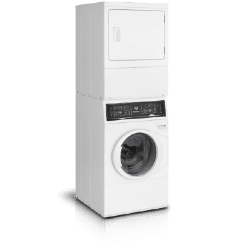 SPEED QUEEN Stacked Washer-Gas Dryer with Sanitize -  (SF7003WG)