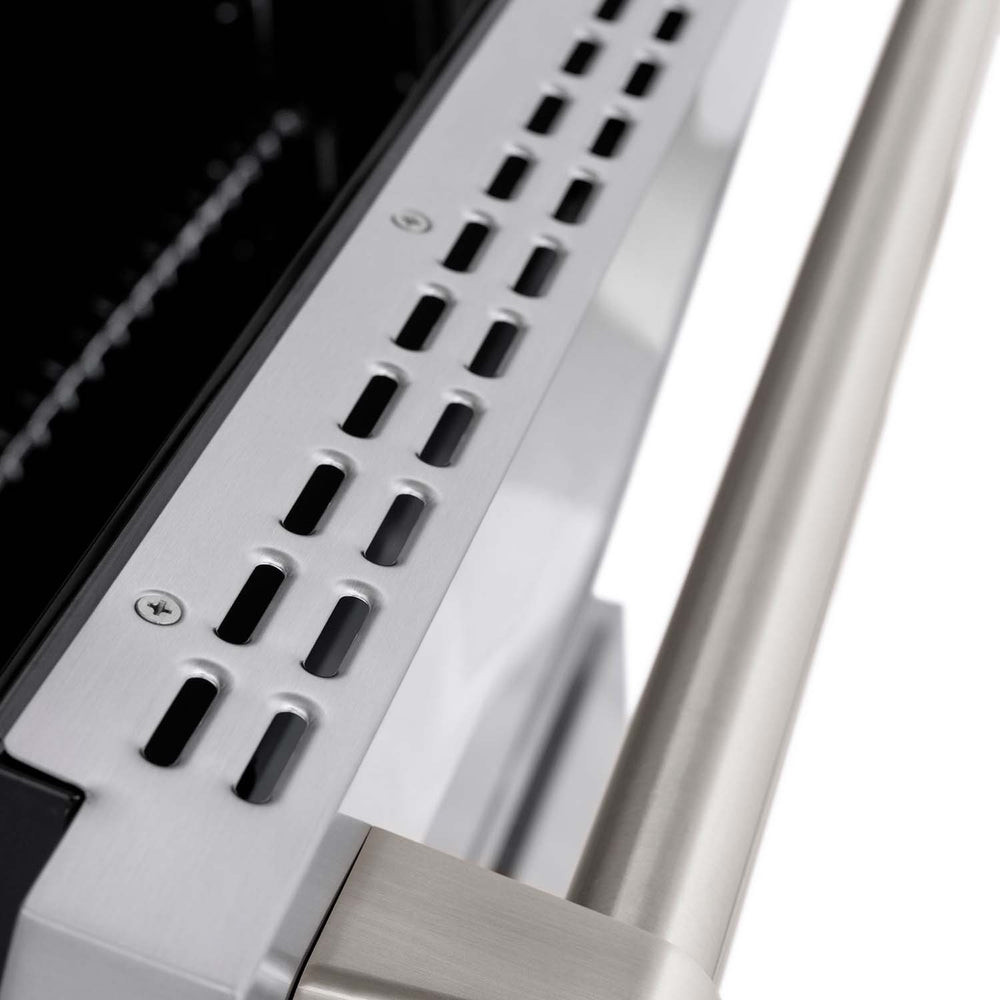 ZLINE 36in. 5.2 cu. ft. 6 Burner Gas Range with Convection Gas Oven in Stainless Steel - Stainless Steel (SGR36)