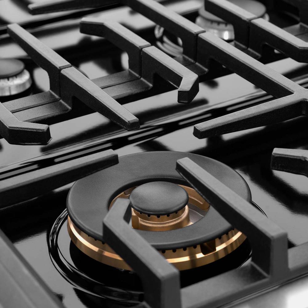 ZLINE 36in. 5.2 cu. ft. 6 Burner Gas Range with Convection Gas Oven in Stainless Steel - Stainless Steel (SGR36)