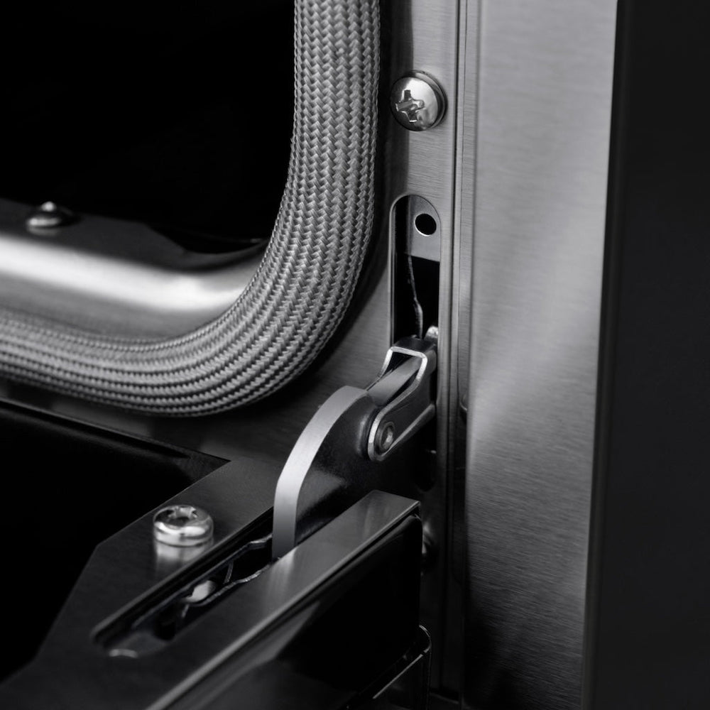 ZLINE AutographEdition 36 in. 5.2 cu. ft. 6 Burner Gas Range with Convection Gas Oven in Black Stainless Steel and Champagne Bronze Accents - Black Stainless Steel (SGRBZ36CB)