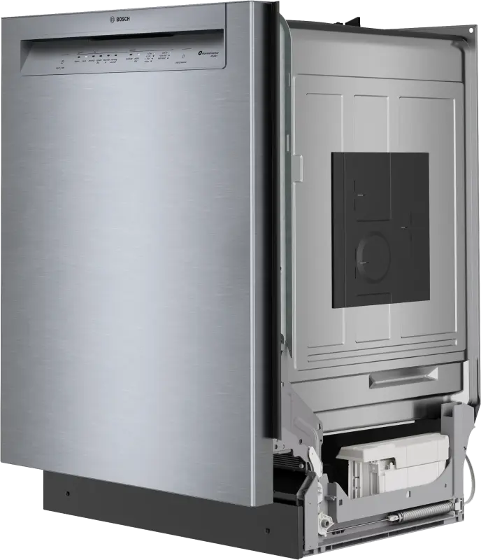 BOSCH 300 Series Dishwasher 24'' Stainless Steel Anti-fingerprint - Stainless Steel Anti-fingerprint (SHE43DM5N)