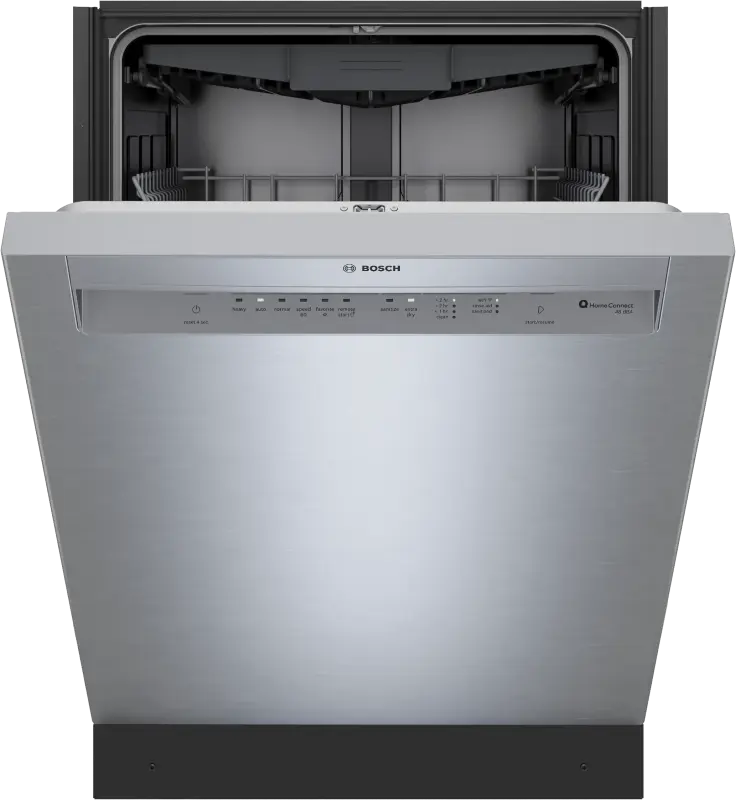 BOSCH 300 Series Dishwasher 24'' Stainless Steel Anti-fingerprint - Stainless Steel Anti-fingerprint (SHE43DM5N)