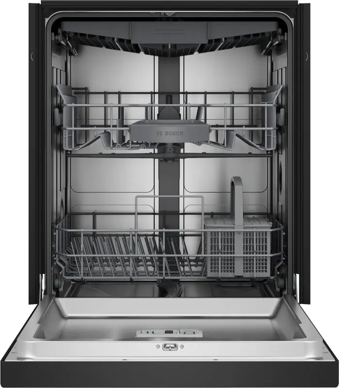BOSCH 300 Series Dishwasher 24'' Black - Black (SHE43DM6N)