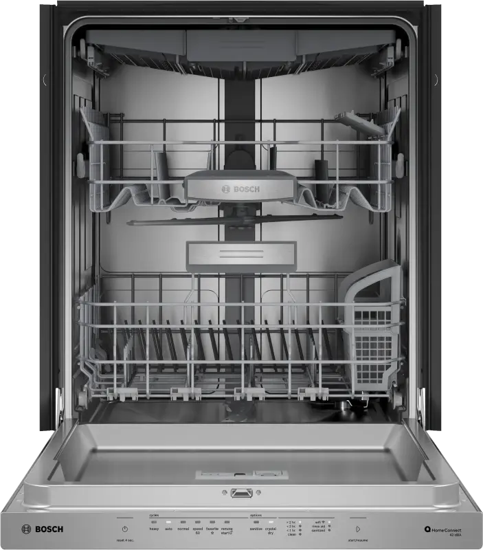 BOSCH 24" Pocket Handle Dishwasher - Stainless Steel Anti-fingerprint (SHP78DP5N)