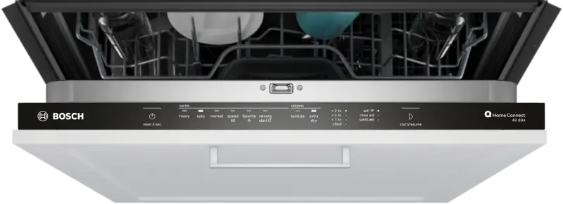 BOSCH 100 Series Dishwasher 24'' - Custom Panel (SHV41DB3N)