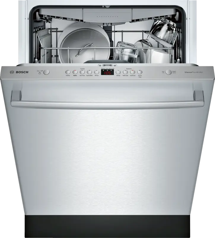 Bosch 100 Series Dishwasher 24'' - Stainless Steel Anti-fingerprint (SHXM4AY55N)