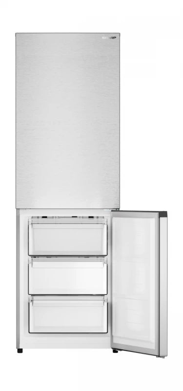 Sharp 24 in. Bottom-Freezer Counter-Depth Refrigerator - Stainless Steel (SJB1255GS)