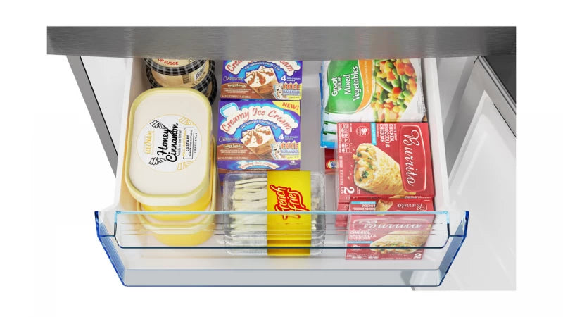 Sharp 24 in. Bottom-Freezer Counter-Depth Refrigerator - Stainless Steel (SJB1255GS)