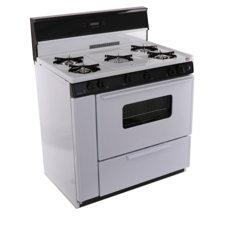 PREMIER 36 Inch Gas Range - White (SLK249WP)