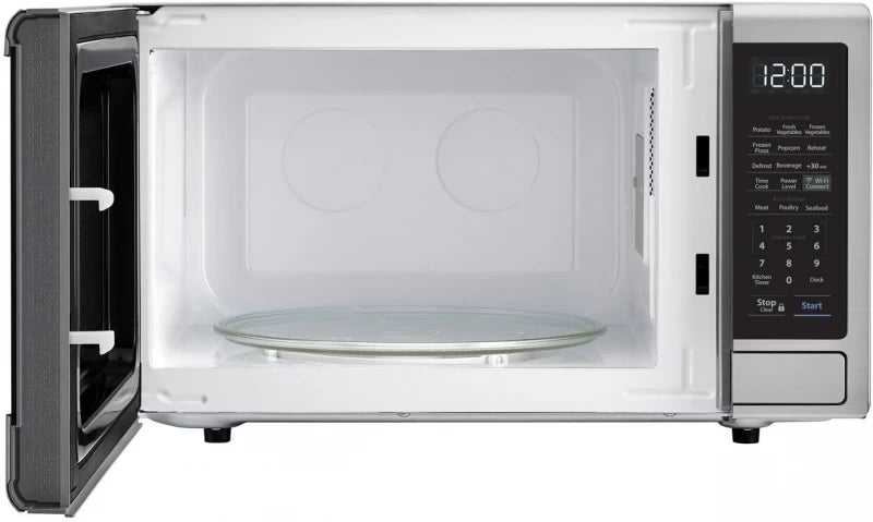 SHARP 1.1 cu. ft. 1000W Smart Carousel Countertop Microwave Oven - Stainless Steel (SMC1139FS)