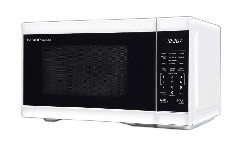 Sharp 1.1 cu. ft. Countertop Microwave Oven - White (SMC1161HW)