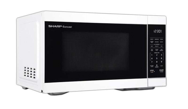 Sharp 1.1 cu. ft. Countertop Microwave Oven - White (SMC1161HW)