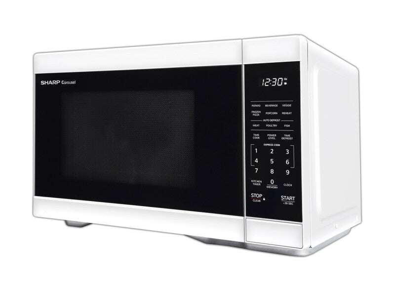 Sharp 1.1 cu. ft. Countertop Microwave Oven - White (SMC1161HW)