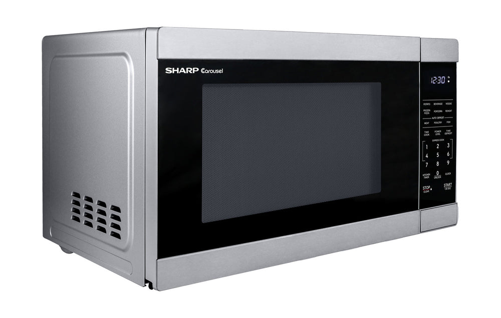 Sharp Sharp 1.1 cu. ft. 1000W Stainless Steel Countertop Microwave Oven - Stainless Steel (SMC1162KS)