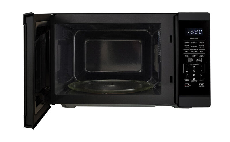 Sharp 1.4 cu. ft. 1100W Black Countertop Microwave Oven - Black (SMC1461KB)