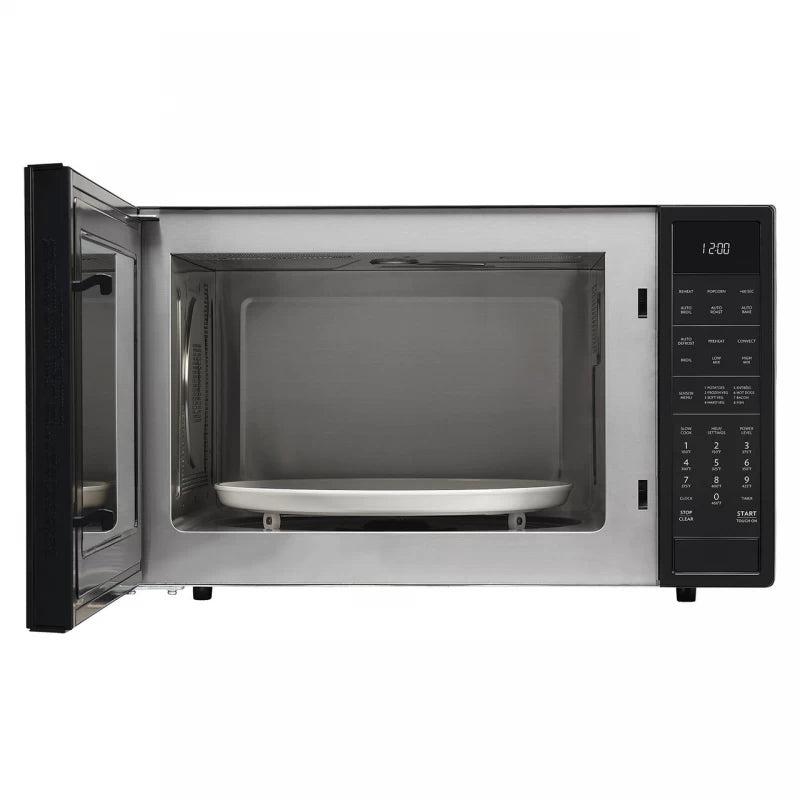 Sharp 1.5 cu. ft. 900W Matte Carousel Convection Microwave Oven - Black (SMC1585BB)