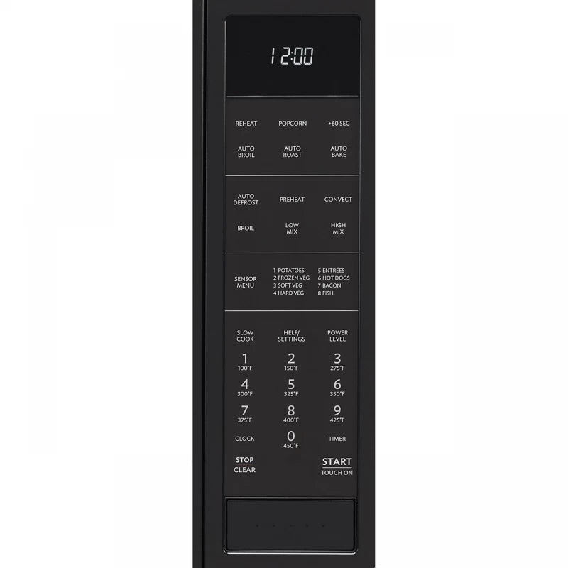 Sharp 1.5 cu. ft. 900W Matte Carousel Convection Microwave Oven - Black (SMC1585BB)