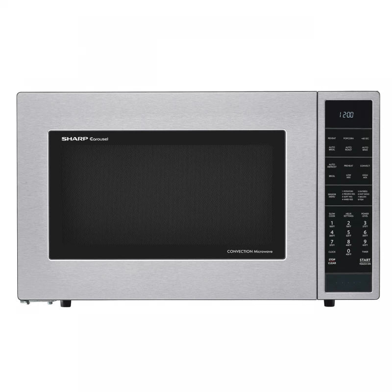 Sharp 1.5 cu. ft. 900W Carousel Convection + Microwave Oven - Stainless Steel (SMC1585BS)