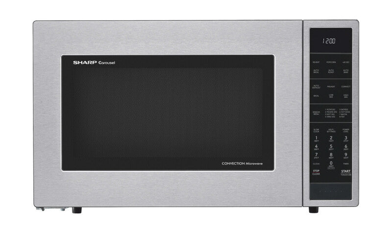 Sharp 1.5 cu. ft. 900W Stainless Steel Convection Countertop Microwave Oven - Stainless Steel (SMC1585KS)