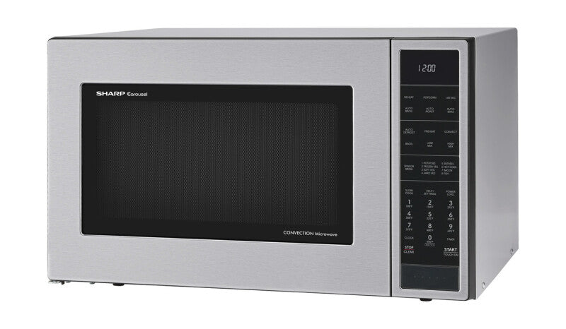 Sharp 1.5 cu. ft. 900W Stainless Steel Convection Countertop Microwave Oven - Stainless Steel (SMC1585KS)