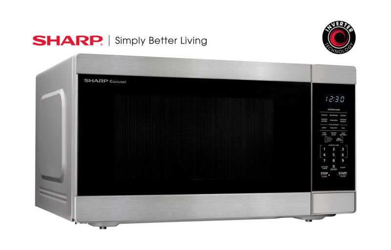 Sharp 2.2 cu. ft. XL Countertop Microwave Oven - Stainless Steel (SMC2266HS)