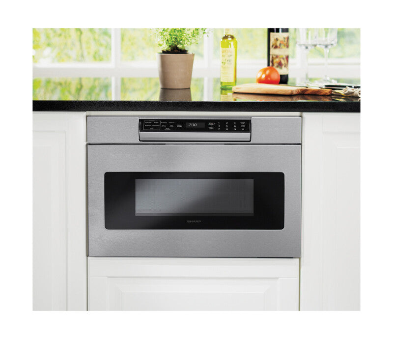 Sharp 24 in. 1.2 cu. ft. 950W Microwave Drawer Oven - Stainless Steel (SMD2470ASY)