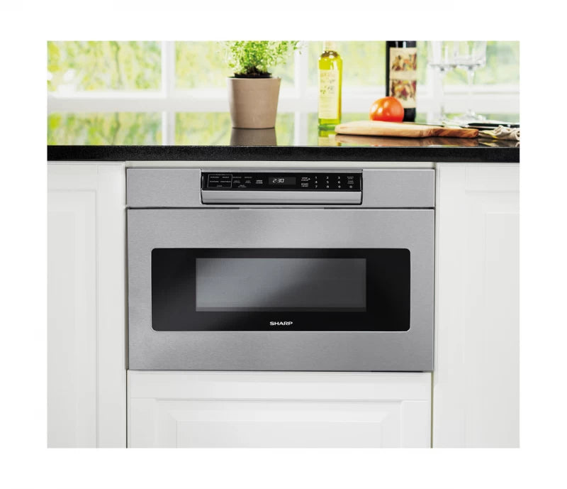 Sharp 24 in. 1.2 cu. ft. 950W Microwave Drawer Oven - Stainless Steel (SMD2470ASY)