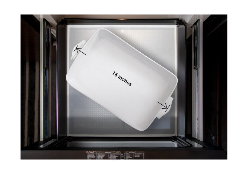 Sharp 24 in. 1.2 cu. ft. 950W Smart Easy Wave Open Microwave Drawer Oven - Stainless Steel (SMD2489ES)