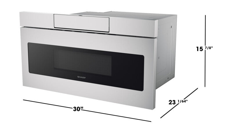 Sharp 30 in. 1.2 cu. ft. 950W Microwave Drawer Oven - Stainless Steel (SMD3070ASY)