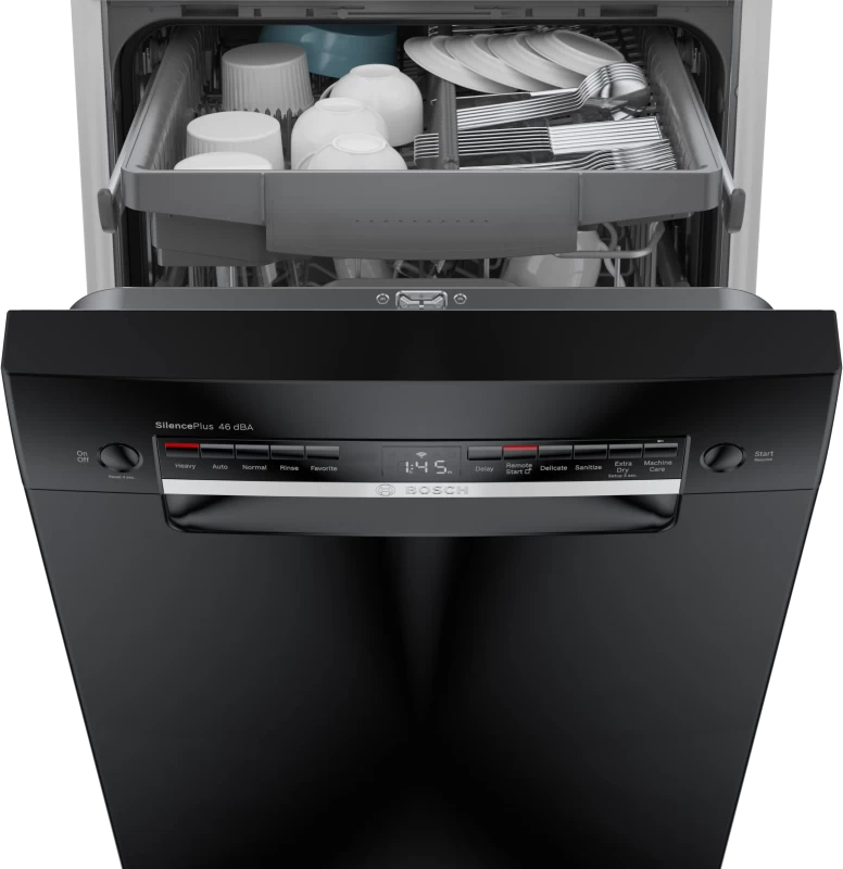 BOSCH 300 Series Dishwasher  17 3/4'' - Black (SPE53C56UC)