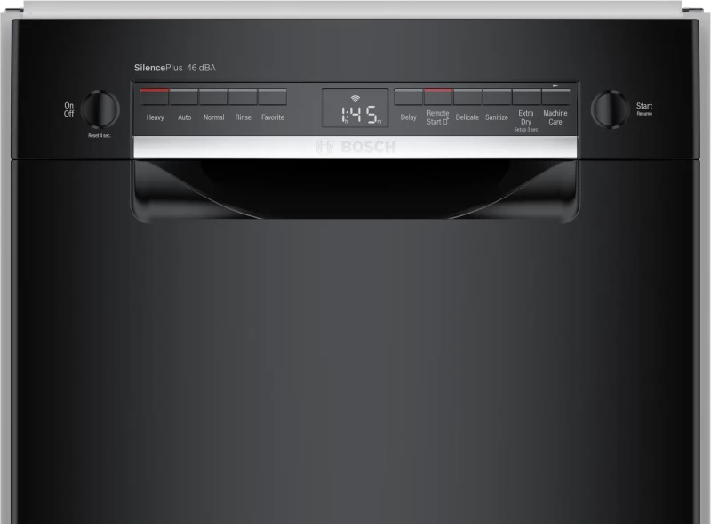 BOSCH 300 Series Dishwasher  17 3/4'' - Black (SPE53C56UC)