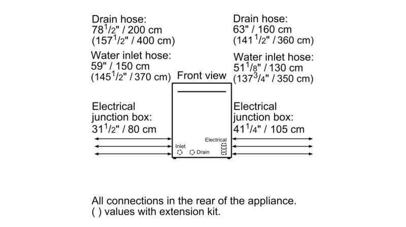 BOSCH 800 Series Dishwasher 17 3/4'' - Stainless Steel (SPE68C75UC)